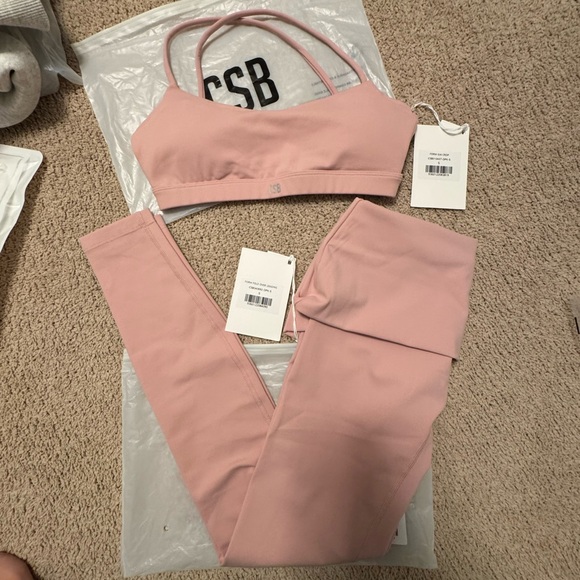 Crop Shop Boutique Dusty Pink Form Set Small NWT - Picture 2 of 6